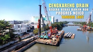 Progres NCICD ‼️Sungai Cengkareng Drain Jakarta Segera Bebas Banjir Rob [upl. by Muryh]