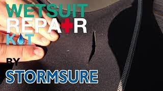 Neoprene Patch Wetsuit Repair in 10 minutes  How To [upl. by Bernardo]