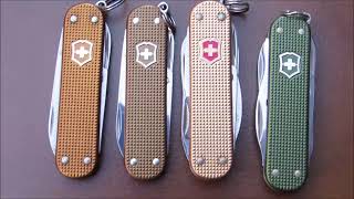 Victorinox Alox LE 2024 classic and pioneer x Terra Brown First look and color comparison [upl. by Gerdy297]