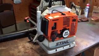 Stihl BR 400 Backpack Blower Review [upl. by Kapeed]