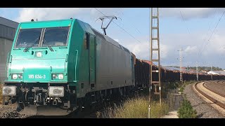 Führerstandsmitfahrt  Cab View BR 185 Bamberg  Nürnberg  Solnhofen [upl. by Farkas338]