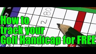 How to track your Golf Handicap for FREE [upl. by Mariandi]