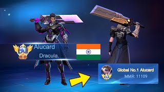 I PLAY IN quot𝐈𝐍𝐃𝐈𝐀 𝐒𝐄𝐑𝐕𝐄𝐑quot AND MET THIS TOP 1 GLOBAL ALUCARD easy server  Mobile Legends [upl. by Kred127]