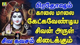 பிரதோஷம் அன்று நமது தோஷங்கள் நீங்ககாலையில் கேட்கவேண்டியசிவன் பாடல்கள் Pradosham Songs sivakavasam [upl. by Thetos]