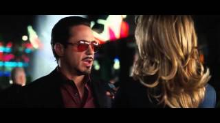 Iron Man  Annoying Reporter Scene 2015 [upl. by Howlend]