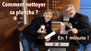 Comment nettoyer sa plancha en 1 minute [upl. by Enelyam]