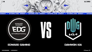 DK vs EDG  Worlds Finals  DWG KIA vs Edward Gaming  Game 1 2021 [upl. by Abibah]