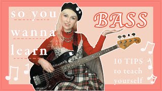 10 TIPS for beginner amp self taught bassists  HOW TO TEACH YOURSELF BASS  mistakes youre making [upl. by Eivla]