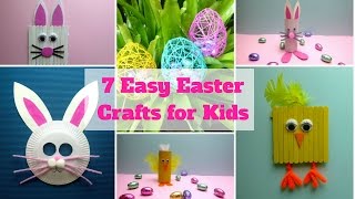 7 Easy Easter Crafts for Kids  Easter Craft Ideas [upl. by Edie]