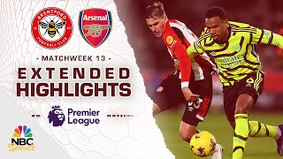 Brentford v Arsenal  PREMIER LEAGUE HIGHLIGHTS  11252023  NBC Sports [upl. by Les]