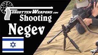 Shooting the Negev LMG [upl. by Adniuqal]