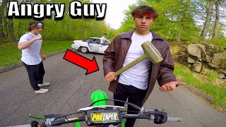 Angry People Vs Dirt Bike [upl. by Harahs]