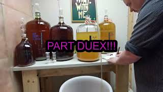 How To Make Apple Cider From Allens Apple Juice Part 02  Wine With Me [upl. by Aramad798]