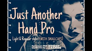 Just Another Hand Pro Font Download [upl. by Yearwood142]