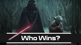 Darth Vader VS Yoda Who Wins [upl. by Cathlene]