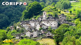 Corippo Ticino Switzerland 4K 60p [upl. by Bogey]