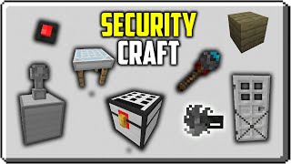 SECURITY CRAFT para Minecraft PE  Bedrock [upl. by Ahtanaram]