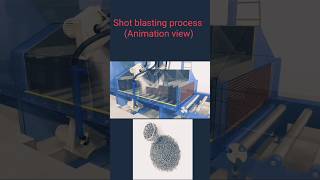 Shot blasting processSurface treatment processforging automobile descaling abresive [upl. by Salisbarry978]