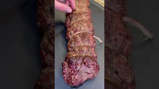 Cutting a sirloin tip into steaks and roast [upl. by Imoen]