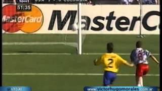 Estados Unidos 2 Colombia 1 Relato Jose Gabriel Mundial 1994 Los goles [upl. by Magulac]