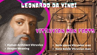 Vitruvian man Facts  Leonardo Da Vinci  Roman Architect Vitruvius [upl. by Bernete]