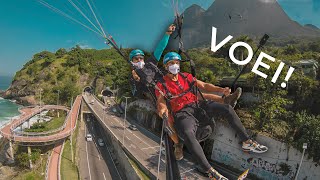 PEDRA BONITA VOO DE PARAPENTE HOTEL NACIONAL em SÃƒO CONRADO RIO DE JANEIRO [upl. by Xila]