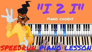 How To Play quotEye 2 Eyequot  Piano Chords SpeedRun Lesson  A Goofy Movie [upl. by Ytiak236]