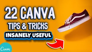 22 INSANELY USEFUL Canva Tips and Tricks Canva Tutorial For Beginners [upl. by Kilgore]