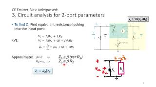 BJT AC Emitter Bias Lecture V8VP3 ELE424 DL [upl. by Eednarb]