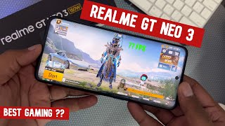 Realme GT Neo 3 PUBG Gaming Test with FPS Gyro amp Heating  BGMI Gameplay Hindi [upl. by Airbmac827]