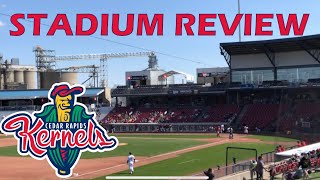 Cedar Rapids Kernels Veterans Memorial Stadium REVIEW [upl. by Eibrab]