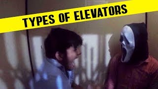 Types of ELEVATORS  Funcho Entertainment [upl. by Eupheemia]