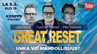 Great Reset  LIVE paneelikeskustelu  La 53 klo 19 [upl. by Enidan904]