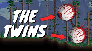 THE TWINS 👁  Terraria Hardmode Boss [upl. by Bertsche]