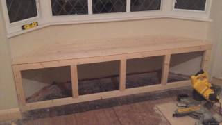 Home Made Bay Window Seat [upl. by Drofwarc]