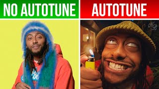 Aminé Charmander  AUTOTUNE VS NO AUTOTUNE Genius [upl. by Ykcor]