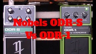 Nobels ODR1 Vs Nobels ODRS Overdrive Pedal Comparison [upl. by Alyam]