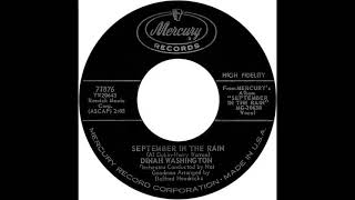 Dinah Washington  September In The Rain DEStereo 1960 [upl. by Corri396]