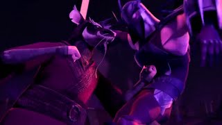 TMNT 2012 Splinter VS Shredder Epic Fight [upl. by Nosned826]