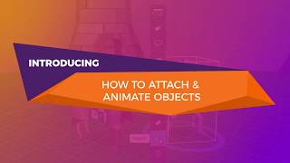 How to attach amp animate objects in CoSpaces Edu [upl. by Cathlene]