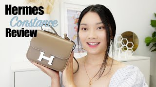 HERMES CONSTANCE MINI BAG REVIEW  TRY ON [upl. by Ludwigg]