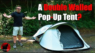 This Tent is RIDICULOUSLY AWFUL  Decathlon 2 Second Fresh and Black Pop up Tent [upl. by Calypso]