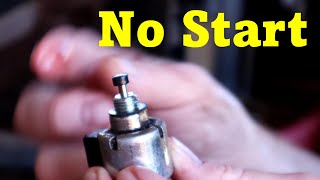 Riding Mower Wont Start  How to Fix Fuel Solenoid [upl. by Moorish]