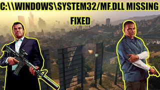 HOW TO FIX GTA 5 MFdll MISSING CRASH [upl. by Purpura267]