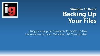 How to Back Up Your FilesComputer in Windows 10 [upl. by Duthie]