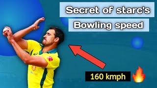 Why mitchell starc is soo quick  Cricket australia  Fast bowling  Increase bowling speed [upl. by Stempien789]