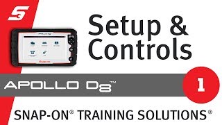 Setup amp Controls APOLLOD8™ Pt 111  Snapon Training Solutions® [upl. by Eihctir261]