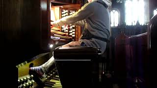 A Sesquialtera Organ Improvisation at All Hallows Almondbury [upl. by Amelita]