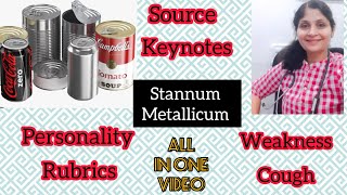 Homeopathy  Stannum Metallicum  Tin  Source  Personality  Keynotes  Rubrics  Drug Picture [upl. by Isadore]