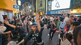 Tokyo Shimokitazawa Awa odori Japan 2024・4K HDR [upl. by Ttenneb]